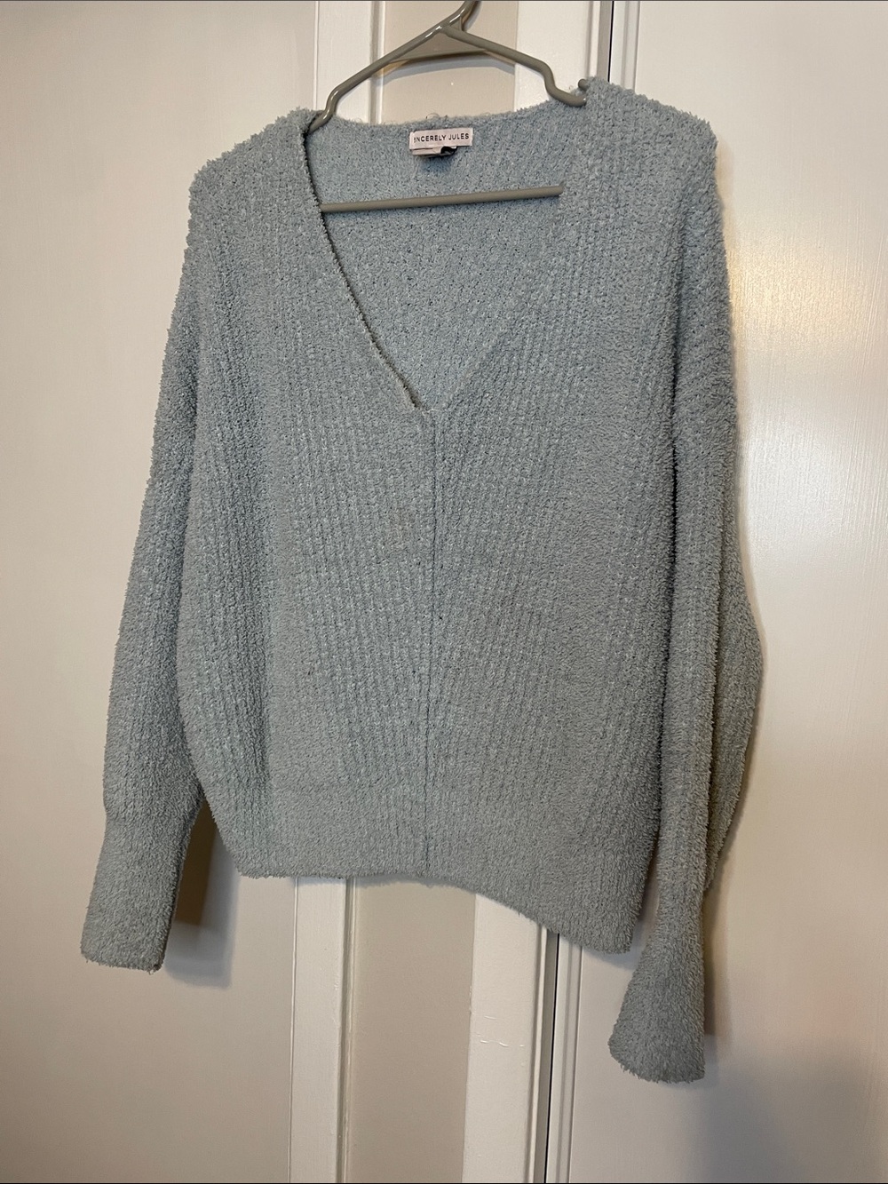 Medium Blue Oversized Sweater Sincerely Jules